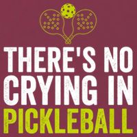 There's No Crying In Pickleball Player TShirt 16oz Travel Tumbler