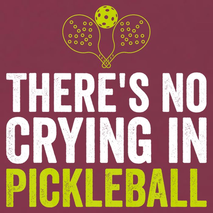 There's No Crying In Pickleball Player TShirt 16oz Travel Tumbler