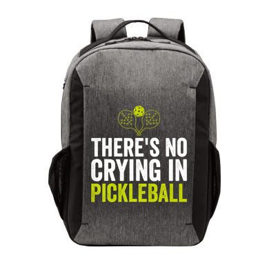 There's No Crying In Pickleball Player TShirt Vector Backpack