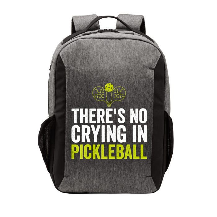 There's No Crying In Pickleball Player TShirt Vector Backpack