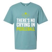 There's No Crying In Pickleball Player TShirt Sueded Cloud Jersey T-Shirt