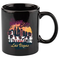 The Neon City Las Vegas 11oz C Handle Ceramic Mug