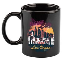 The Neon City Las Vegas 11oz C Handle Ceramic Mug