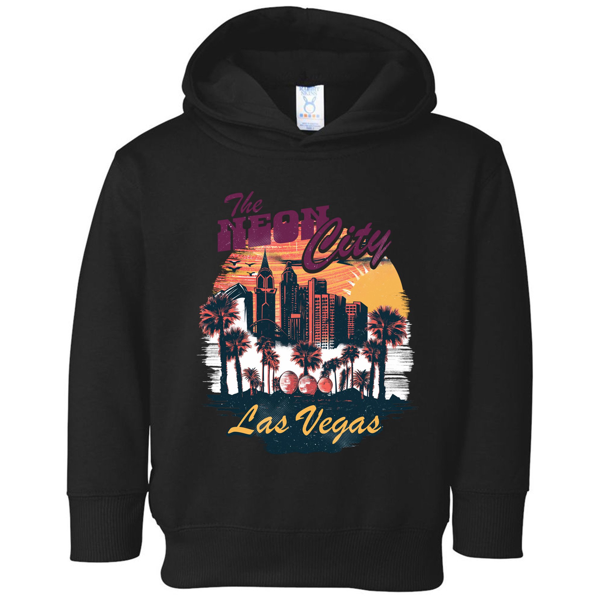The Neon City Las Vegas Toddler Hoodie