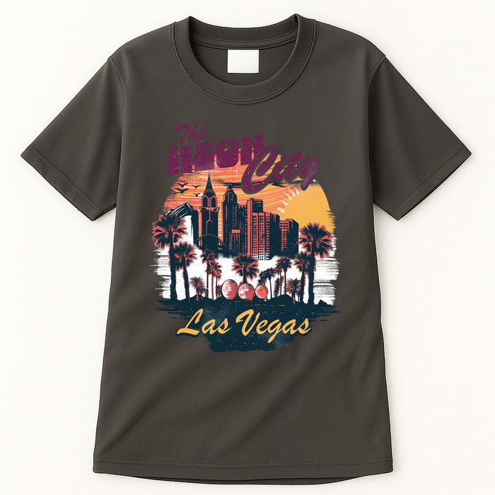 The Neon City Las Vegas Tall T-Shirt