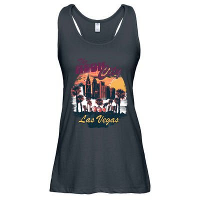 The Neon City Las Vegas Ladies Essential Flowy Tank