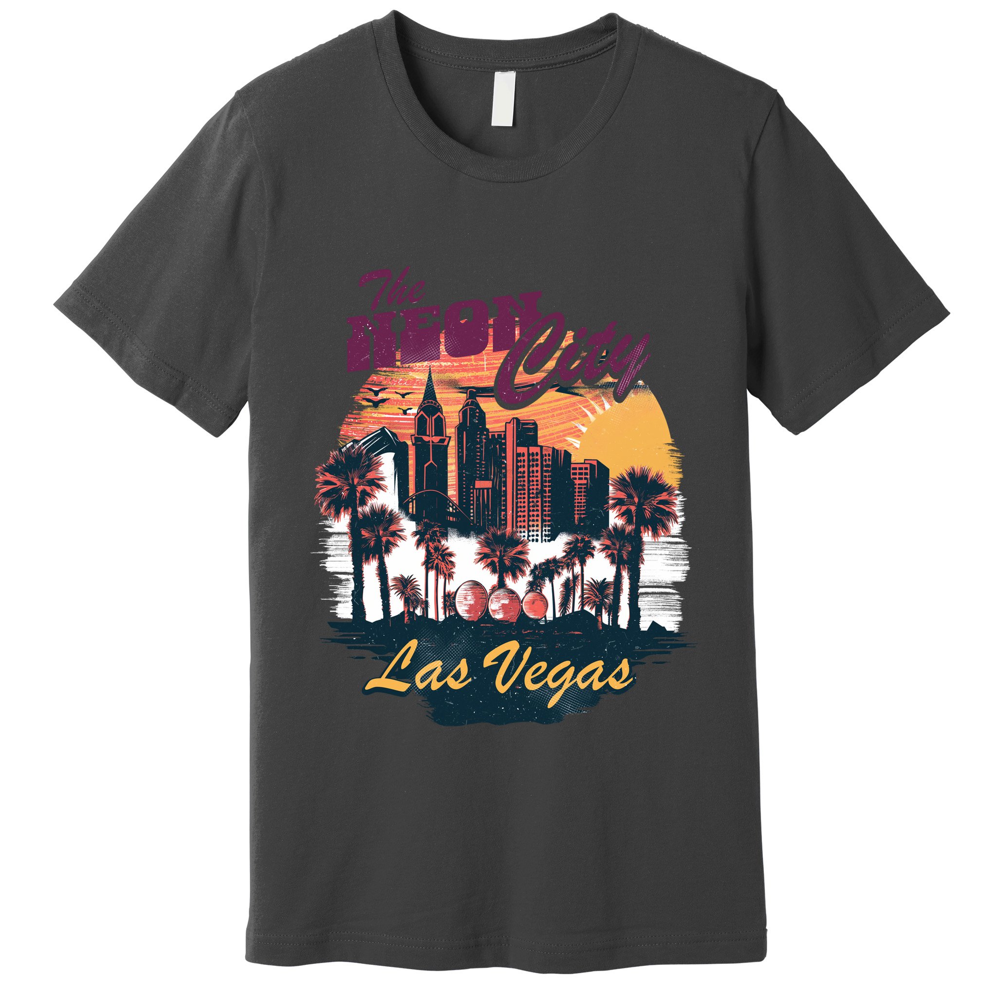 The Neon City Las Vegas Premium T-Shirt