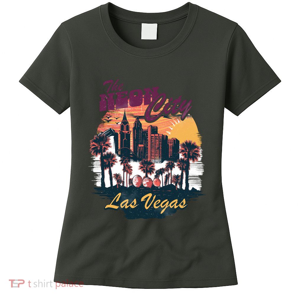 The Neon City Las Vegas Women's T-Shirt