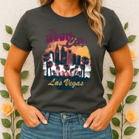 The Neon City Las Vegas Womens T-Shirt