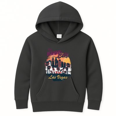 The Neon City Las Vegas Kids Hoodie