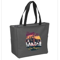 The Neon City Las Vegas Zip Tote Bag