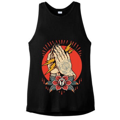 Tattoo Needle Color Skin Tattoo Artist Body Art Ladies PosiCharge Tri-Blend Wicking Tank