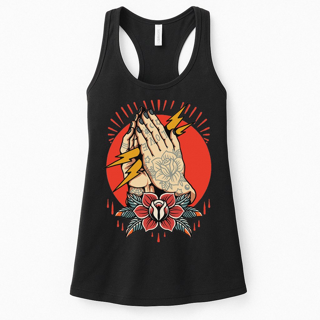 Tattoo Needle Color Skin Tattoo Artist Body Art Womens Tank Top
