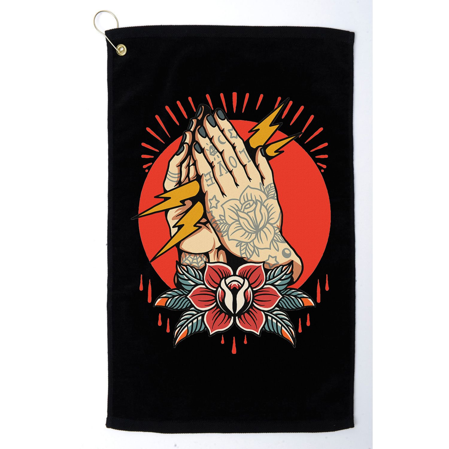 Tattoo Needle Color Skin Tattoo Artist Body Art Golf Towel