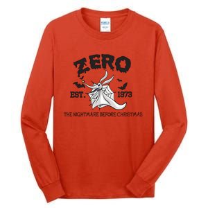 The Nightmare Christmas Zero Dog Halloween Costume Funny Tall Long Sleeve T-Shirt