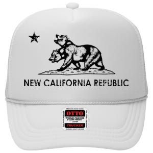 The New California Republic Flag Cosplay Fandom Space High Crown Mesh Back Trucker Hat