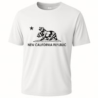 The New California Republic Flag Cosplay Fandom Space Cooling Performance Crew T-Shirt