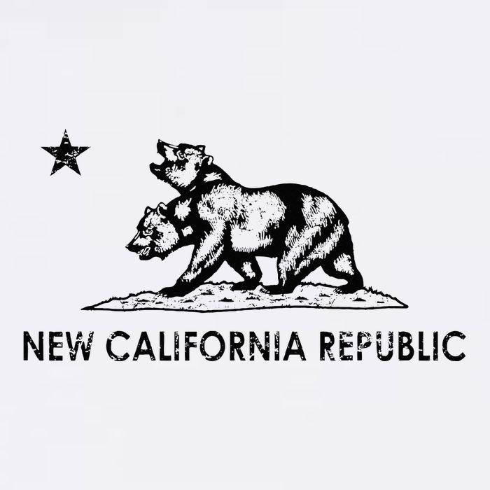 The New California Republic Flag Cosplay Fandom Space Cooling Performance Crew T-Shirt