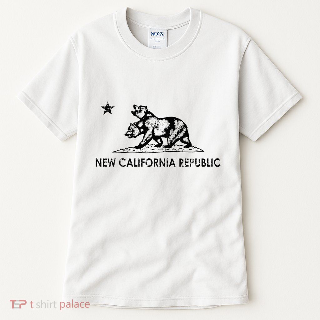 The New California Republic Flag Cosplay Fandom Space Tall T-Shirt