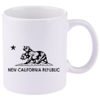 The New California Republic Flag Cosplay Fandom Space 11oz C Handle Ceramic Mug