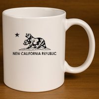 The New California Republic Flag Cosplay Fandom Space 11oz C Handle Ceramic Mug
