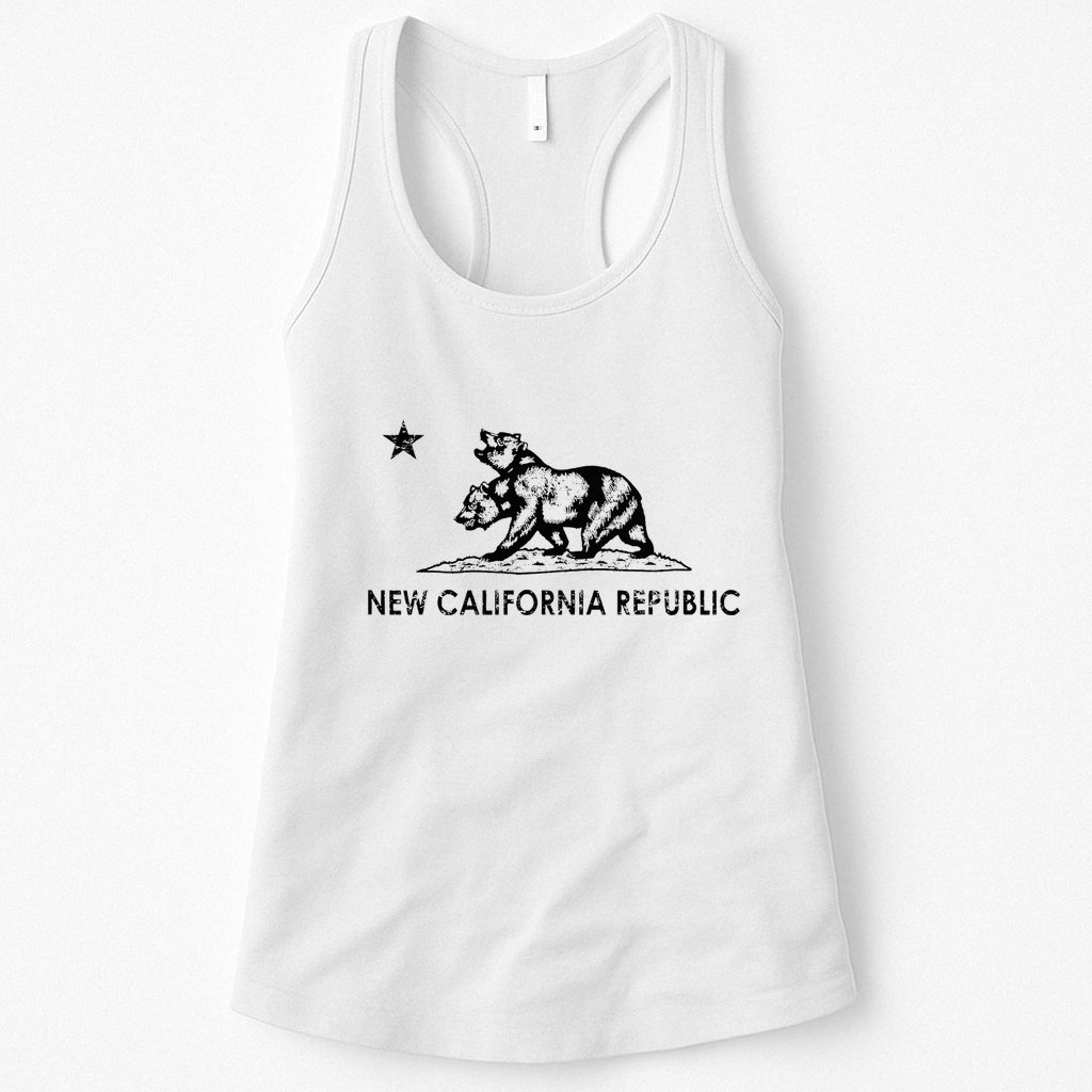 The New California Republic Flag Cosplay Fandom Space Womens Tank Top