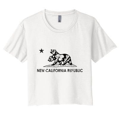 The New California Republic Flag Cosplay Fandom Space Crop Top