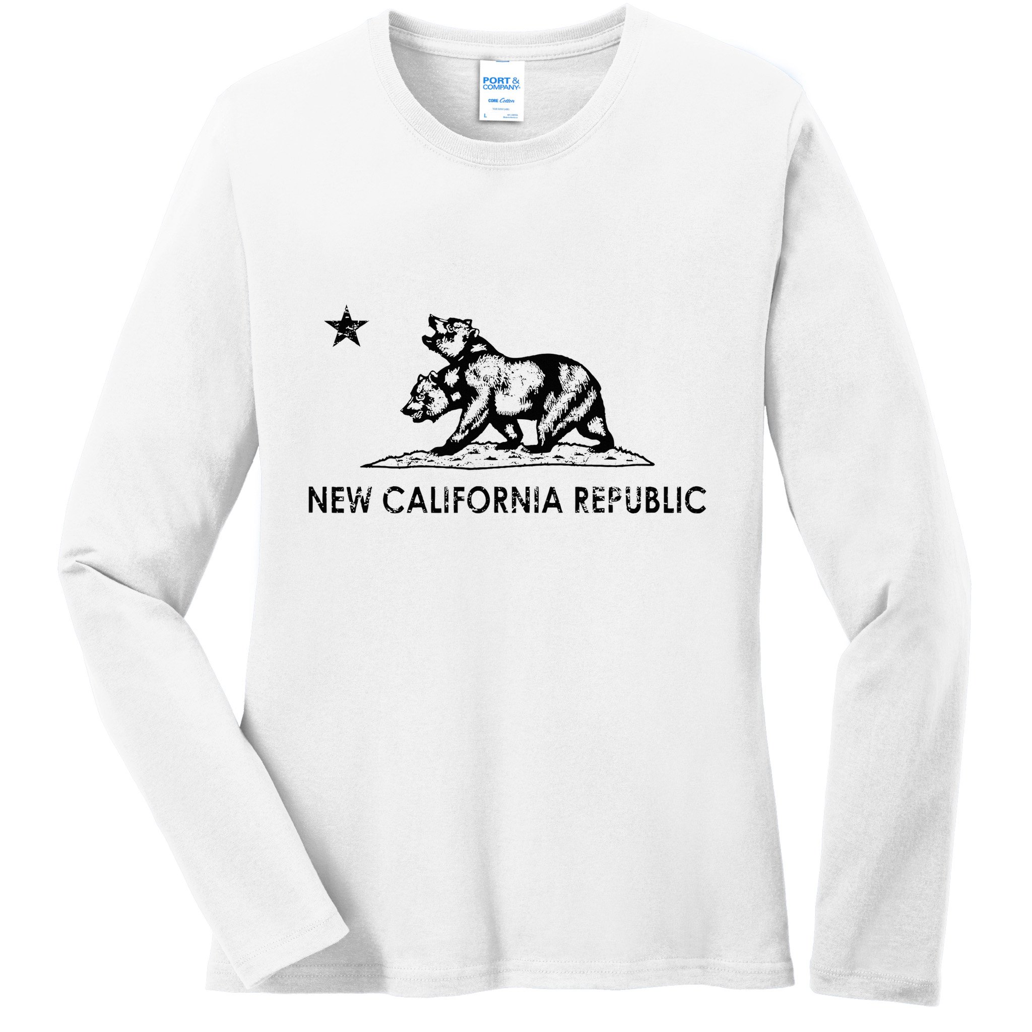 The New California Republic Flag Cosplay Fandom Space Ladies Long Sleeve Shirt