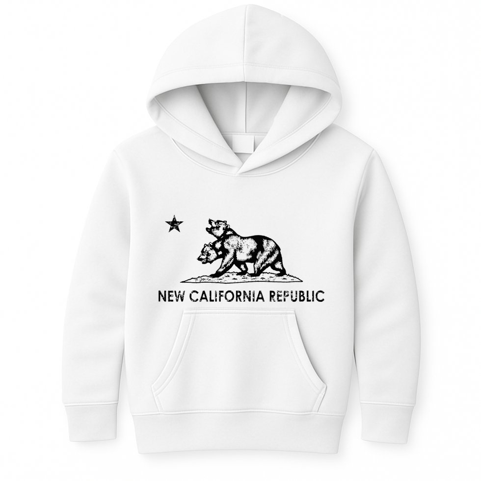 The New California Republic Flag Cosplay Fandom Space Kids Hoodie