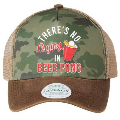 There's No Crying In Beer Pong Legacy Tie Dye Trucker Hat