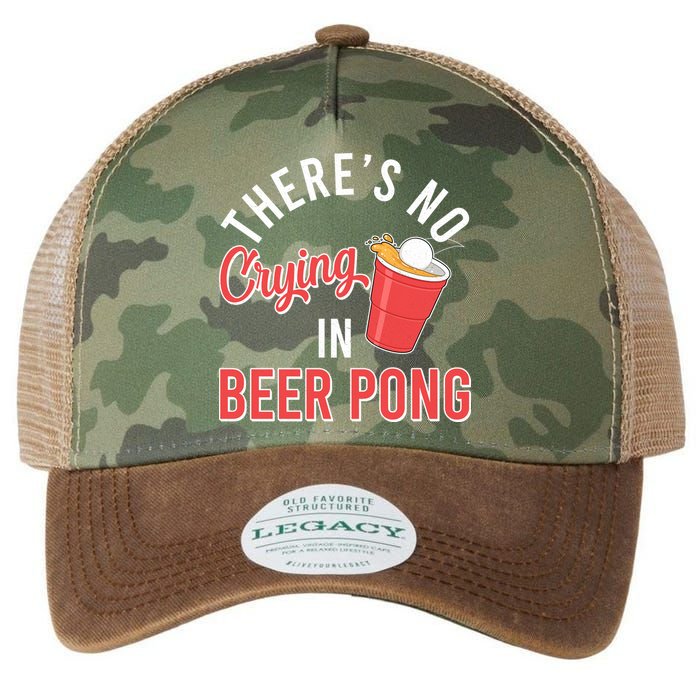There's No Crying In Beer Pong Legacy Tie Dye Trucker Hat