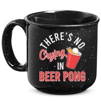 There's No Crying In Beer Pong 15oz Campfire Ceramic Mug