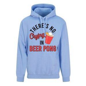 There's No Crying In Beer Pong Unisex Surf Hoodie