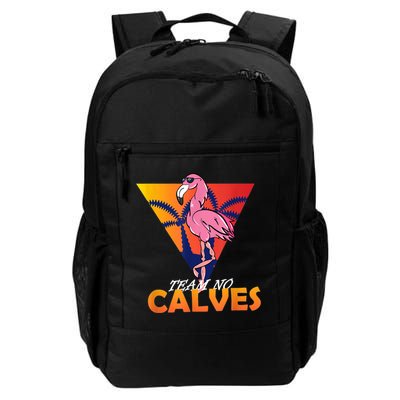 Team No Calves Flamingo Bodybuilding Gym Fitness Training Backpack