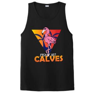 Team No Calves Flamingo Bodybuilding Gym Fitness Training PosiCharge Competitor Tank