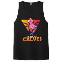 Team No Calves Flamingo Bodybuilding Gym Fitness Training PosiCharge Competitor Tank