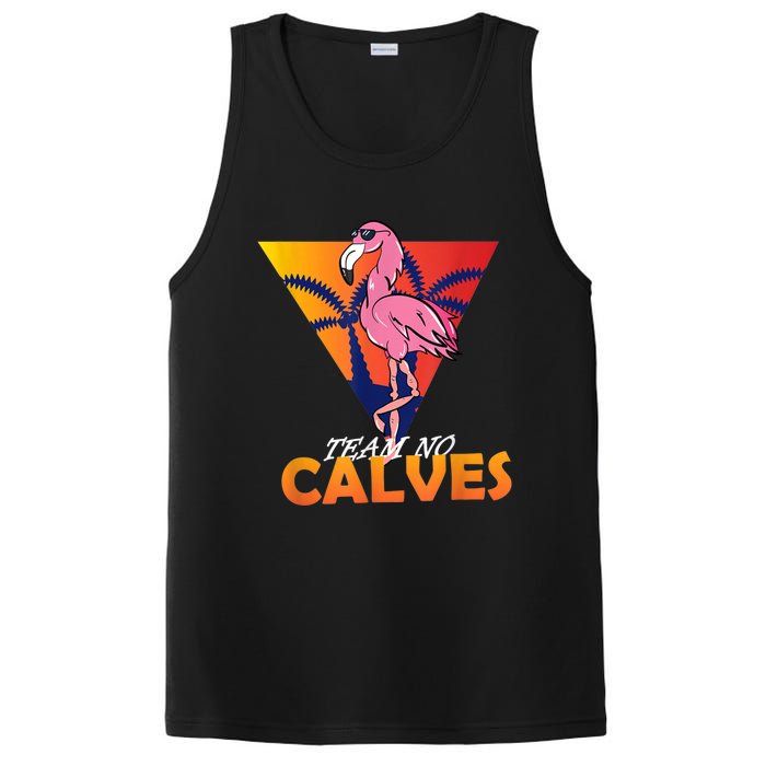 Team No Calves Flamingo Bodybuilding Gym Fitness Training PosiCharge Competitor Tank