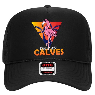 Team No Calves Flamingo Bodybuilding Gym Fitness Training Hat