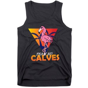 Team No Calves Flamingo Bodybuilding Gym Fitness Training Tank Top