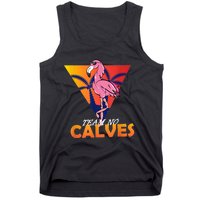 Team No Calves Flamingo Bodybuilding Gym Fitness Training Tank Top