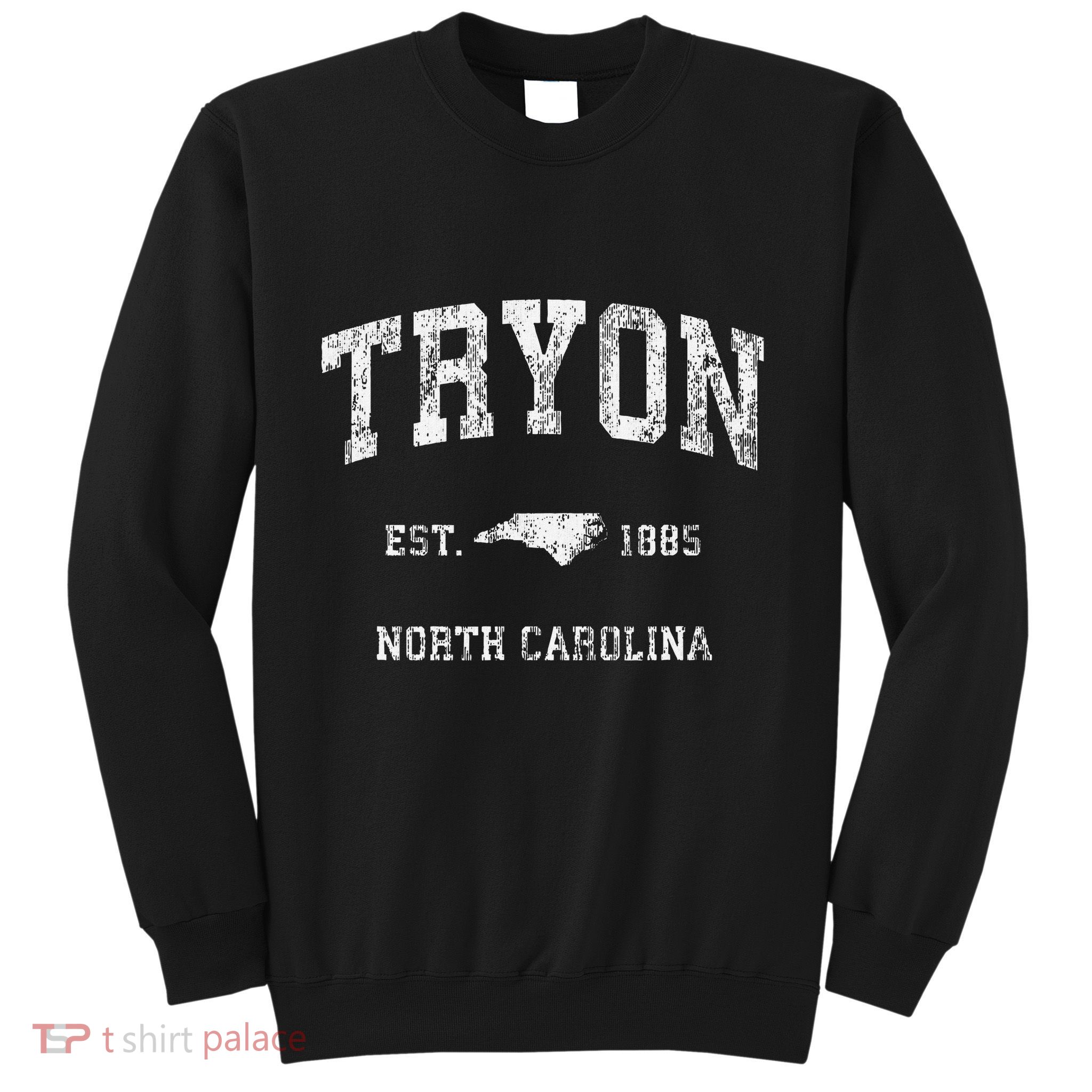 Tryon North Carolina Nc Vintage Athletic Sports Design Sweatshirt