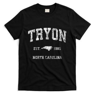 Tryon North Carolina Nc Vintage Athletic Sports Design T-Shirt