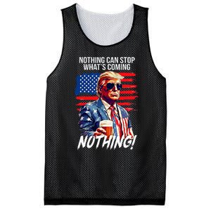 Trump Nothing Can Stop WhatS Coming Nothing Mesh Reversible Basketball Jersey Tank