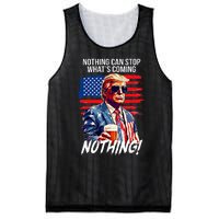 Trump Nothing Can Stop WhatS Coming Nothing Mesh Reversible Basketball Jersey Tank