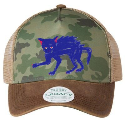 Threadless Nate Christenson Expressionist Cat Legacy Tie Dye Trucker Hat