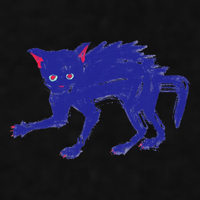 Threadless Nate Christenson Expressionist Cat Ladies PosiCharge Tri-Blend Wicking Tank