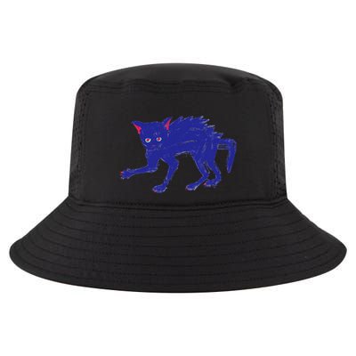 Threadless Nate Christenson Expressionist Cat Cool Comfort Performance Bucket Hat