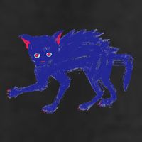 Threadless Nate Christenson Expressionist Cat Cool Comfort Performance Bucket Hat