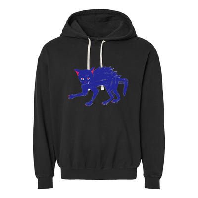 Threadless Nate Christenson Expressionist Cat Garment-Dyed Fleece Hoodie