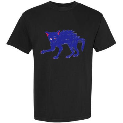 Threadless Nate Christenson Expressionist Cat Garment-Dyed Heavyweight T-Shirt